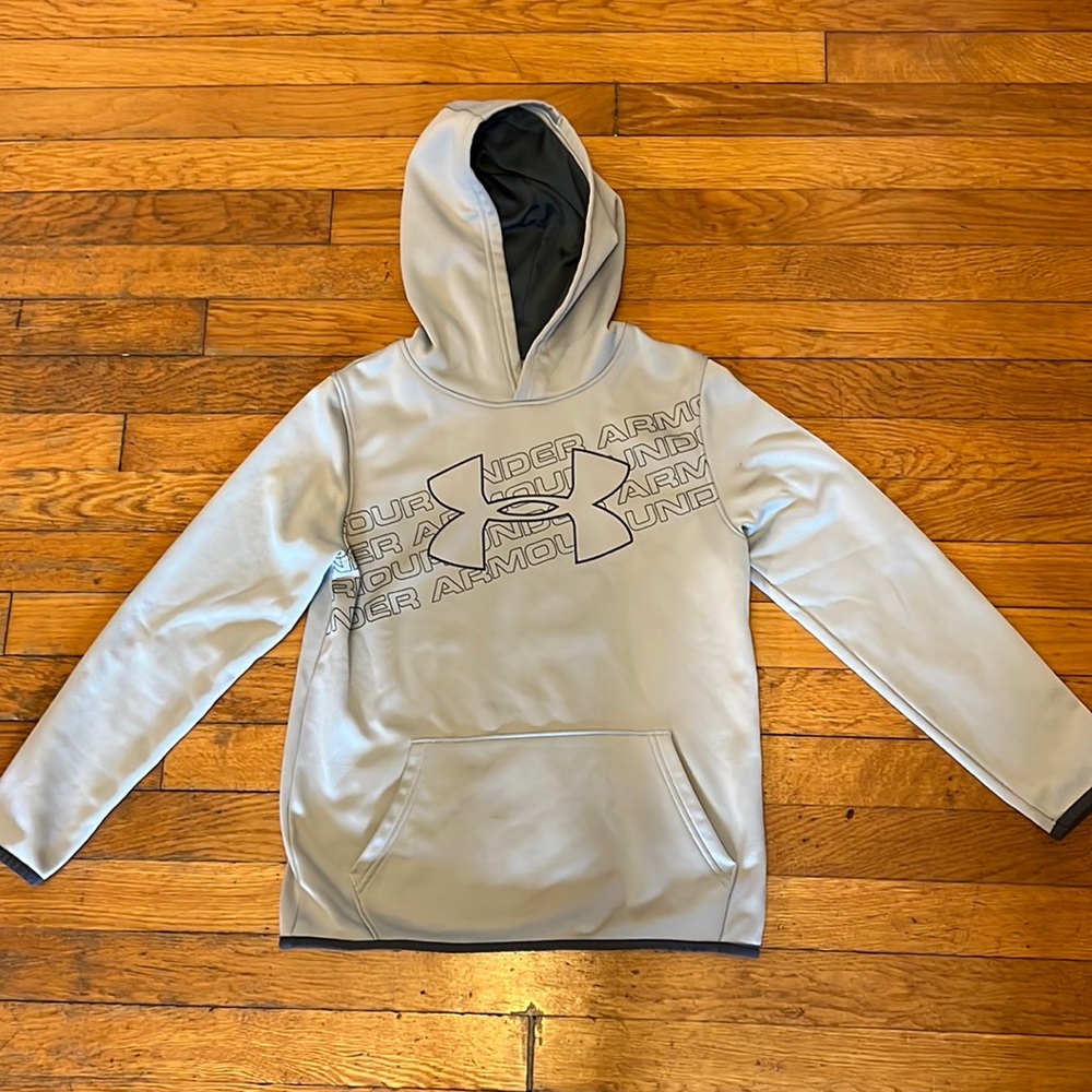 Gray Under Armour hoodie